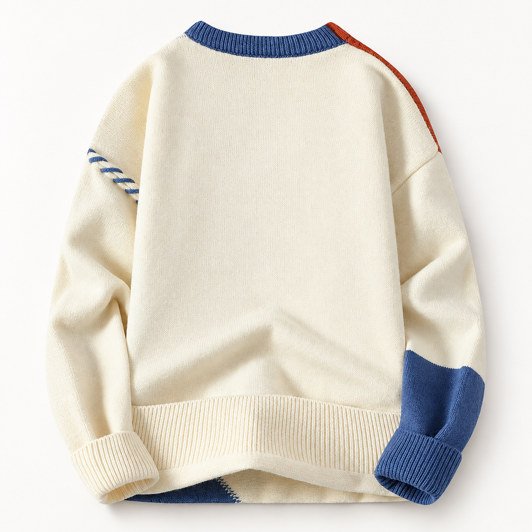 Huxley Patchwork Knit Sweater