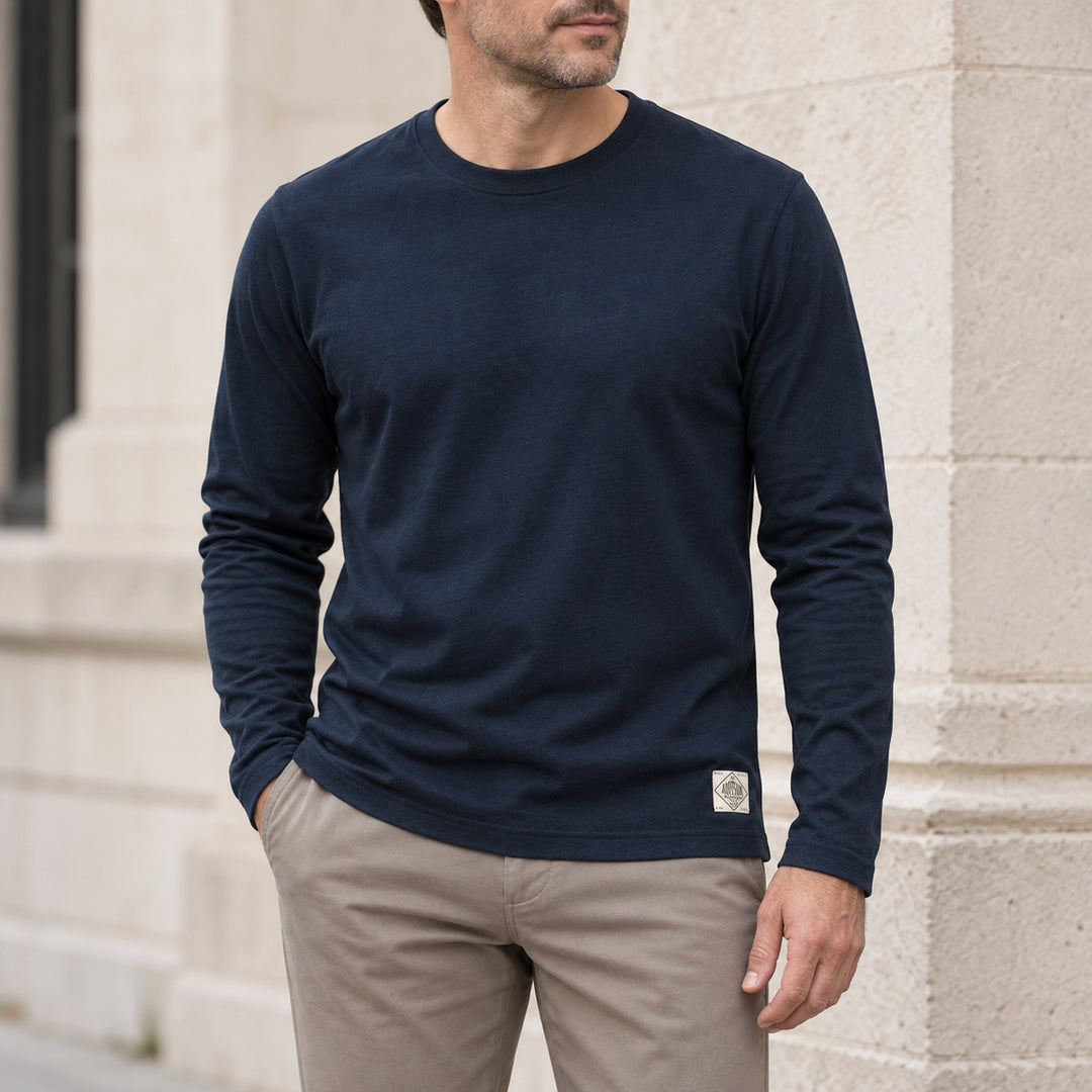 Ellis Cotton Long Sleeve Tee