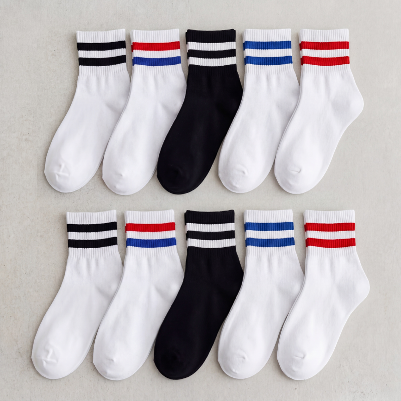 Varsity Stripe Crew Sock
