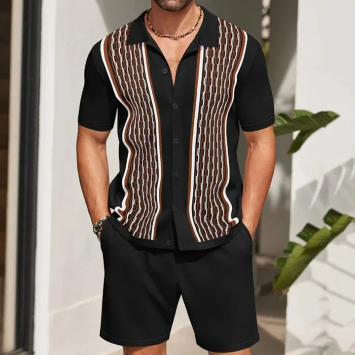 Sunset Shore™️ Men's Two-piece Set