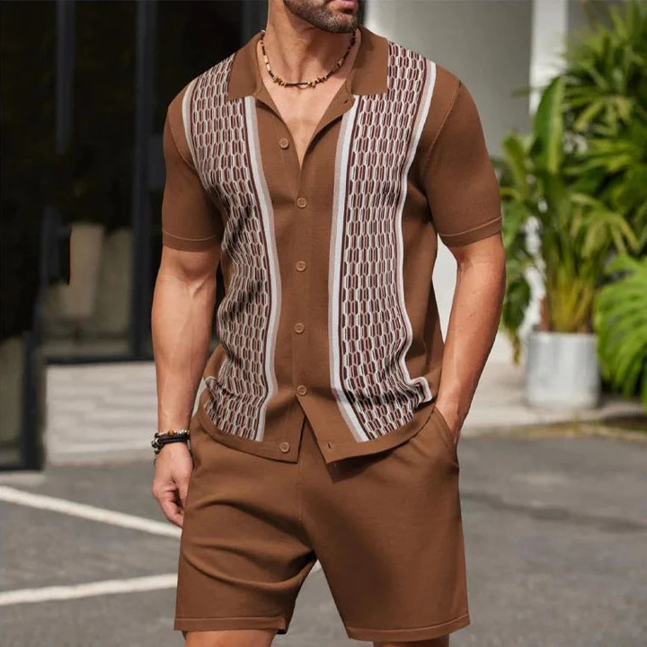 Sunset Shore™️ Men's Two-piece Set