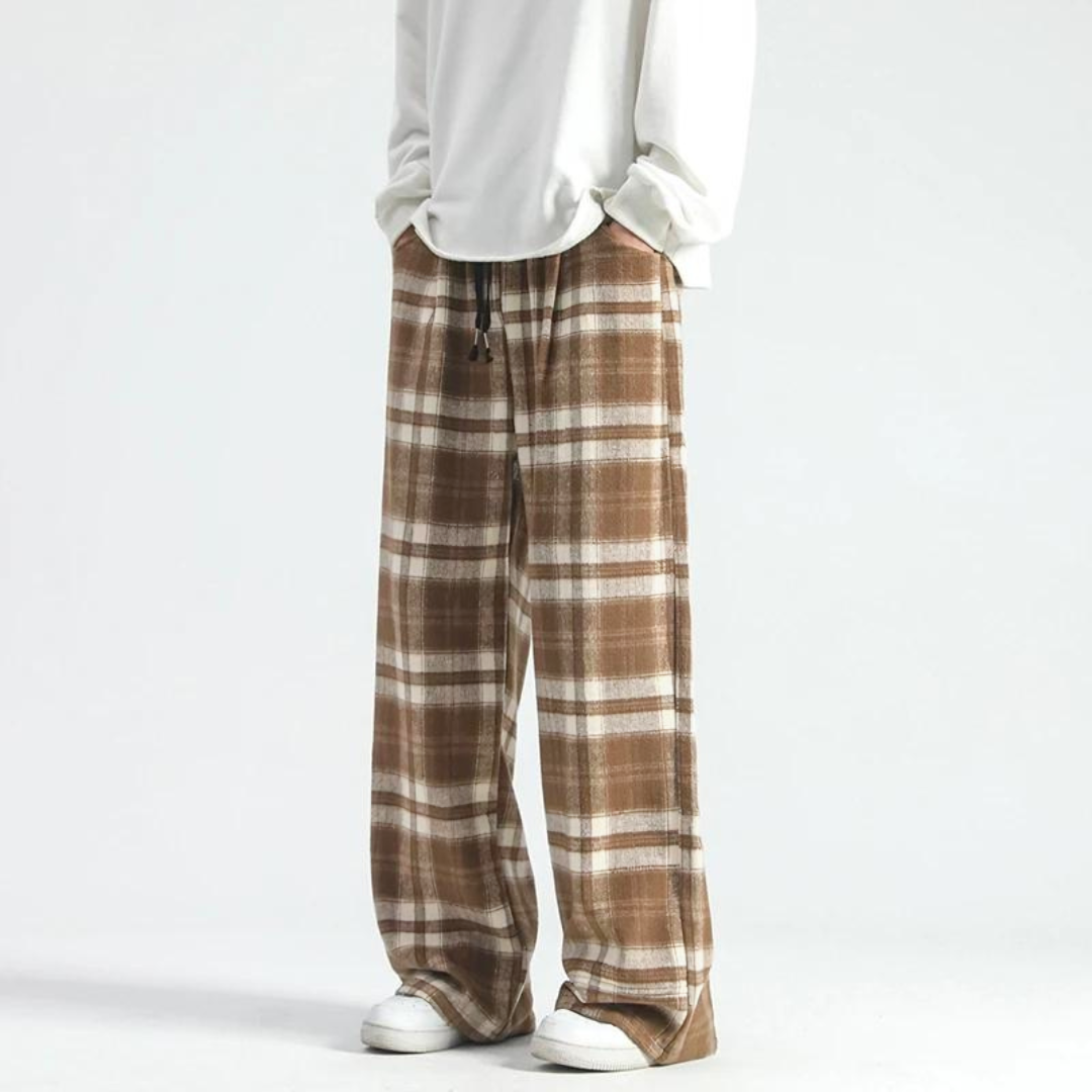 VintageVibe™️ Plaid Trousers