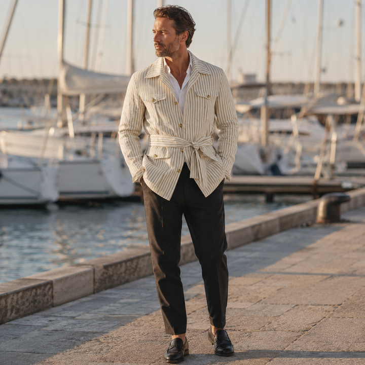 Sinclair Striped Overshirt