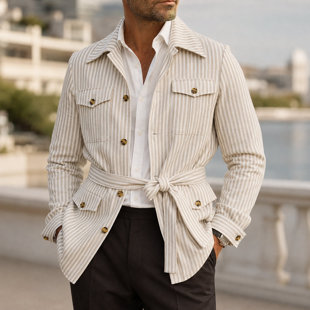 Sinclair Striped Overshirt