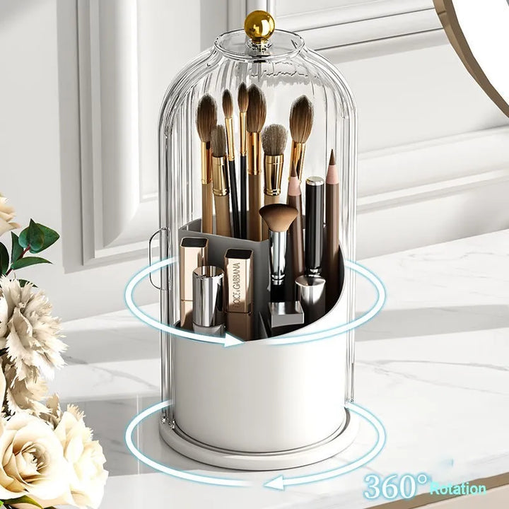 SpinGlam™ 360° Makeup Organizer