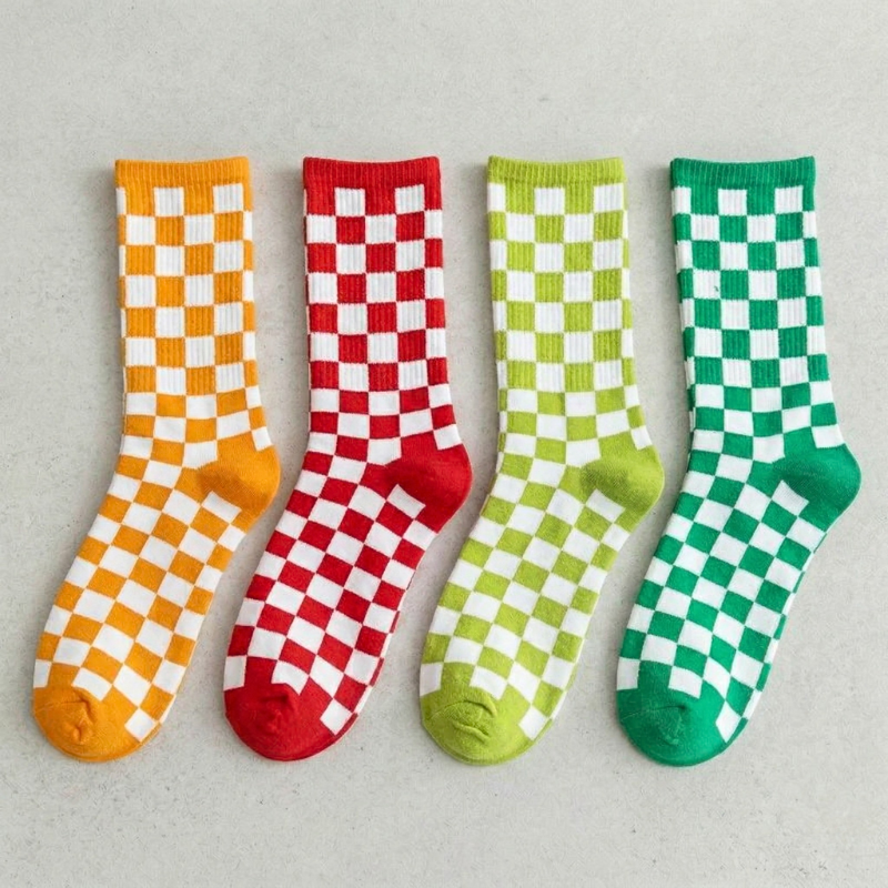 Checker Crew Sock