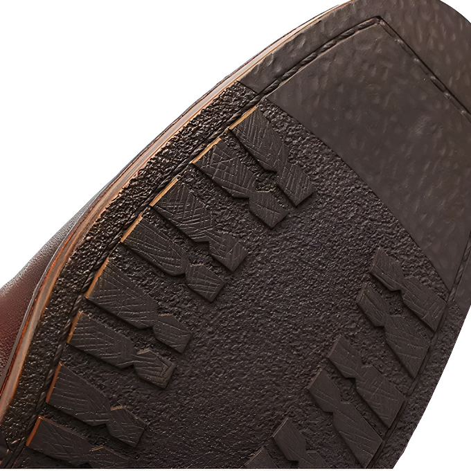 Brooks & Beck Ashford Leather Boot in Brown - Sole Detail