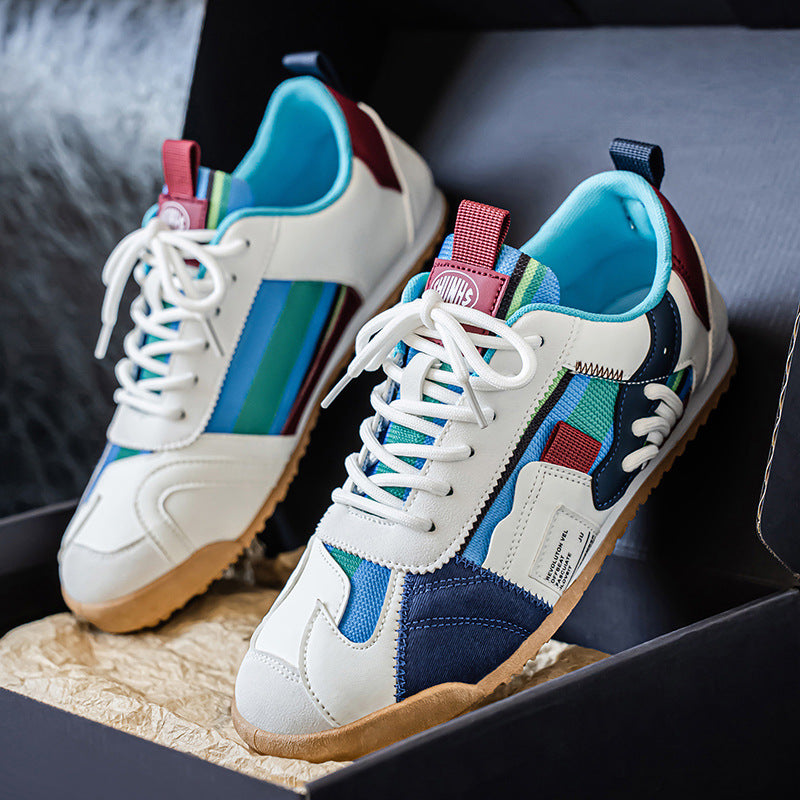 rooks & Beck Horizon Track Sneaker in Blue - Top View