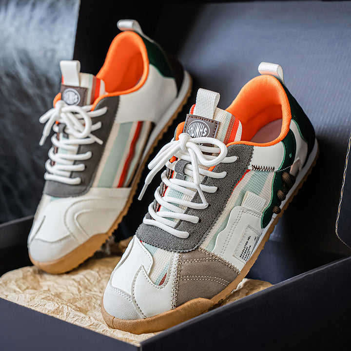 Brooks & Beck Horizon Track Sneaker in Grey - Top View