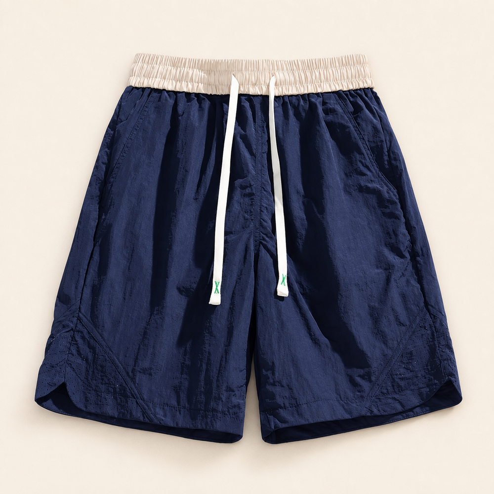 Breeze Lite Shorts — Navy Blue