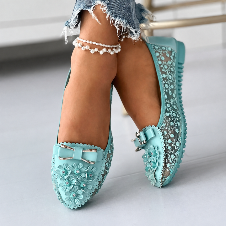 Lace Blossom Flats — product view 6