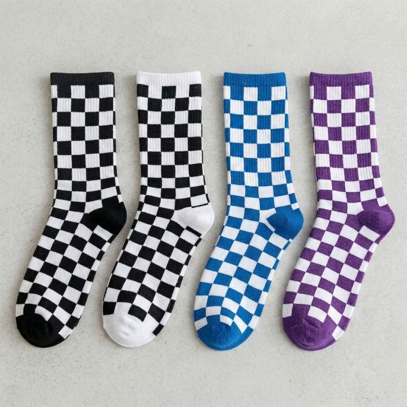 Checker Crew Sock