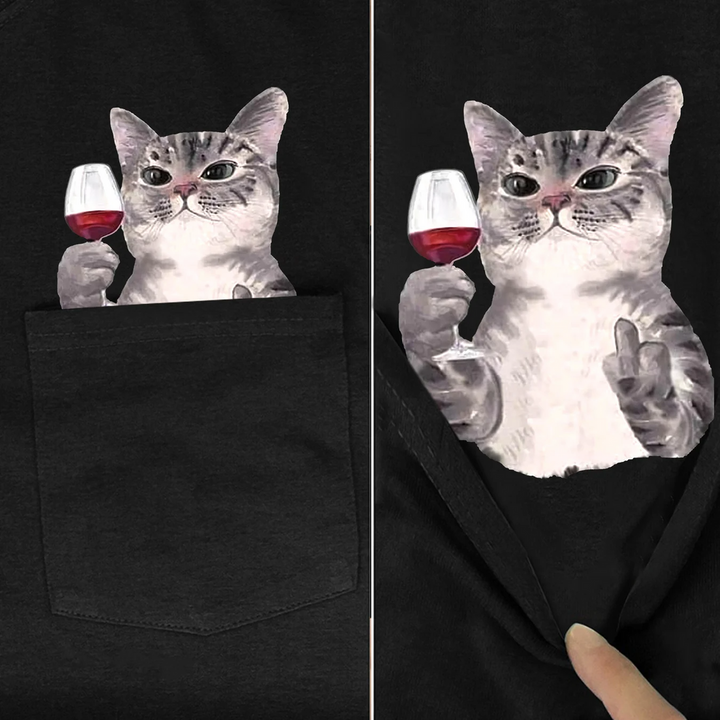 Catitude™️ Pocket T-Shirt