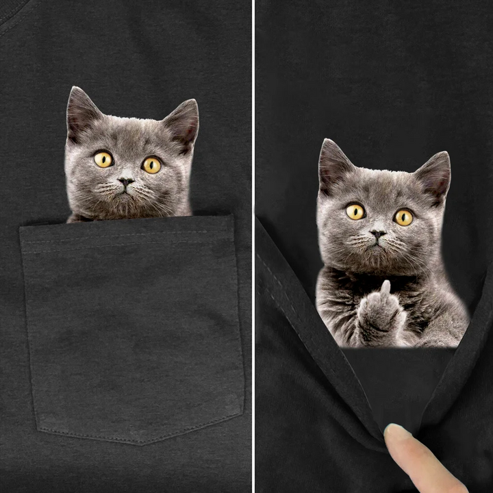 Catitude™️ Pocket T-Shirt