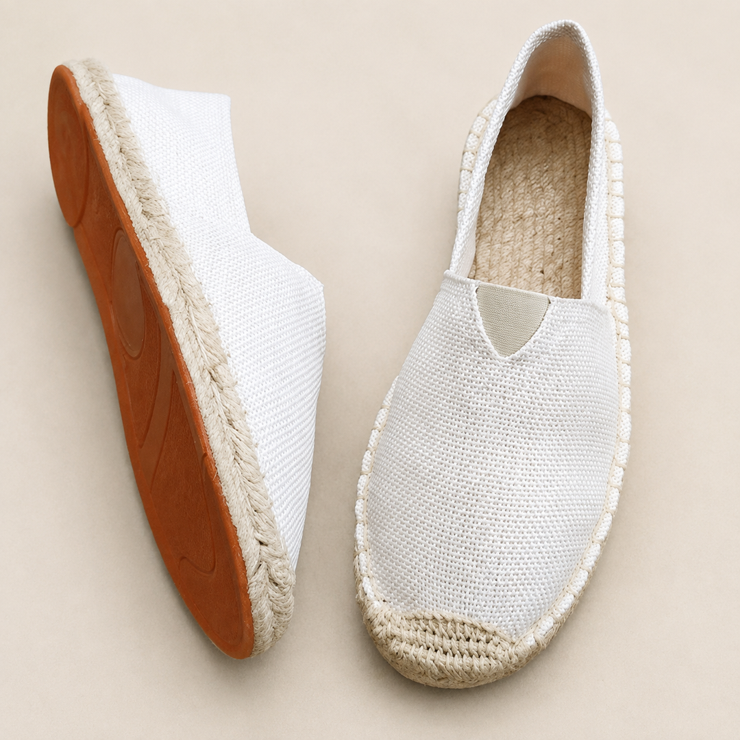 Sorrento Espadrille in white