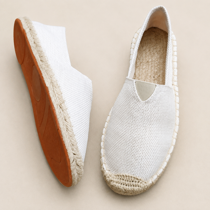 Sorrento Espadrille in white