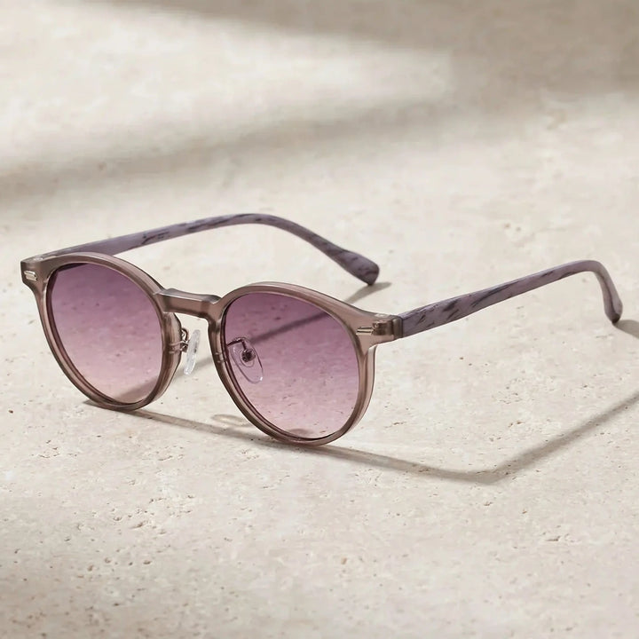 Frosted Two-Tone Sunglasses