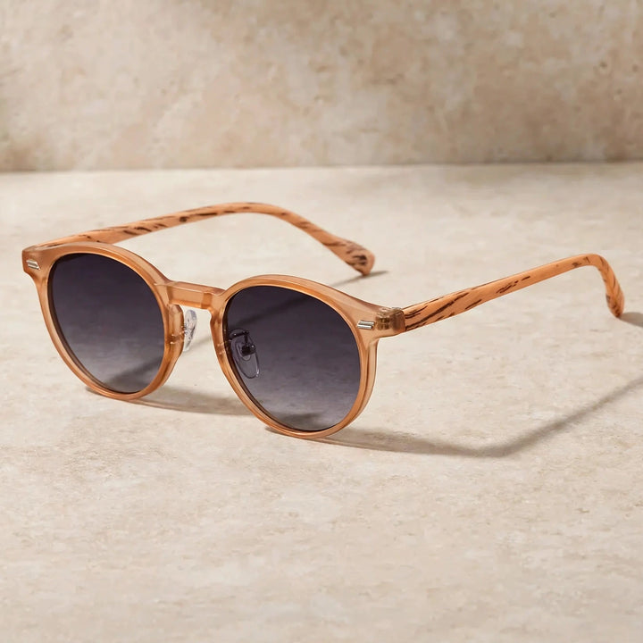 Frosted Two-Tone Sunglasses