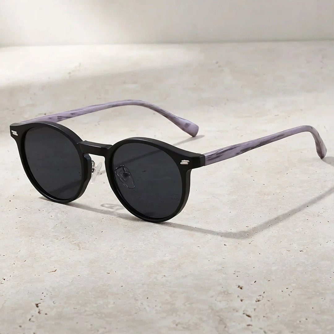 Frosted Two-Tone Sunglasses