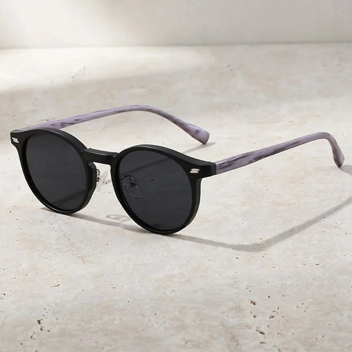 Frosted Two-Tone Sunglasses
