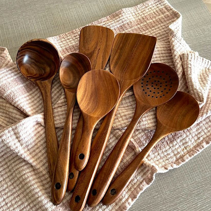 Teak Elegance™ Cooking Set