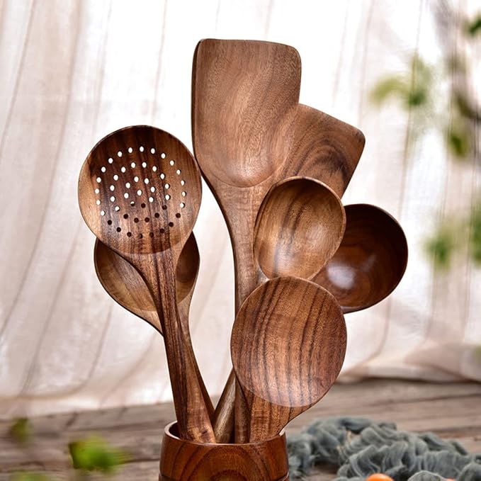 Teak Elegance™ Cooking Set