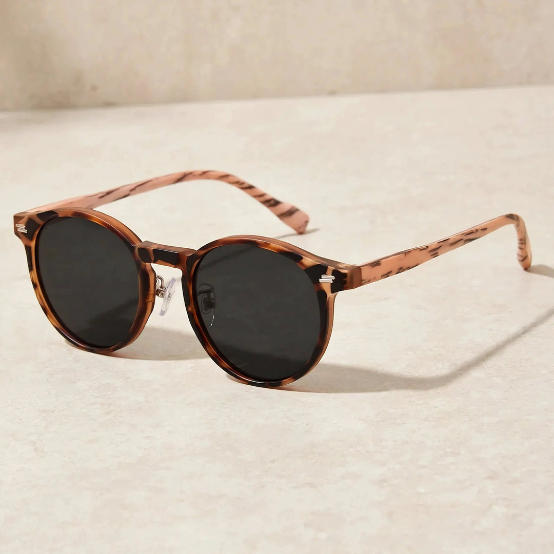 Frosted Two-Tone Sunglasses