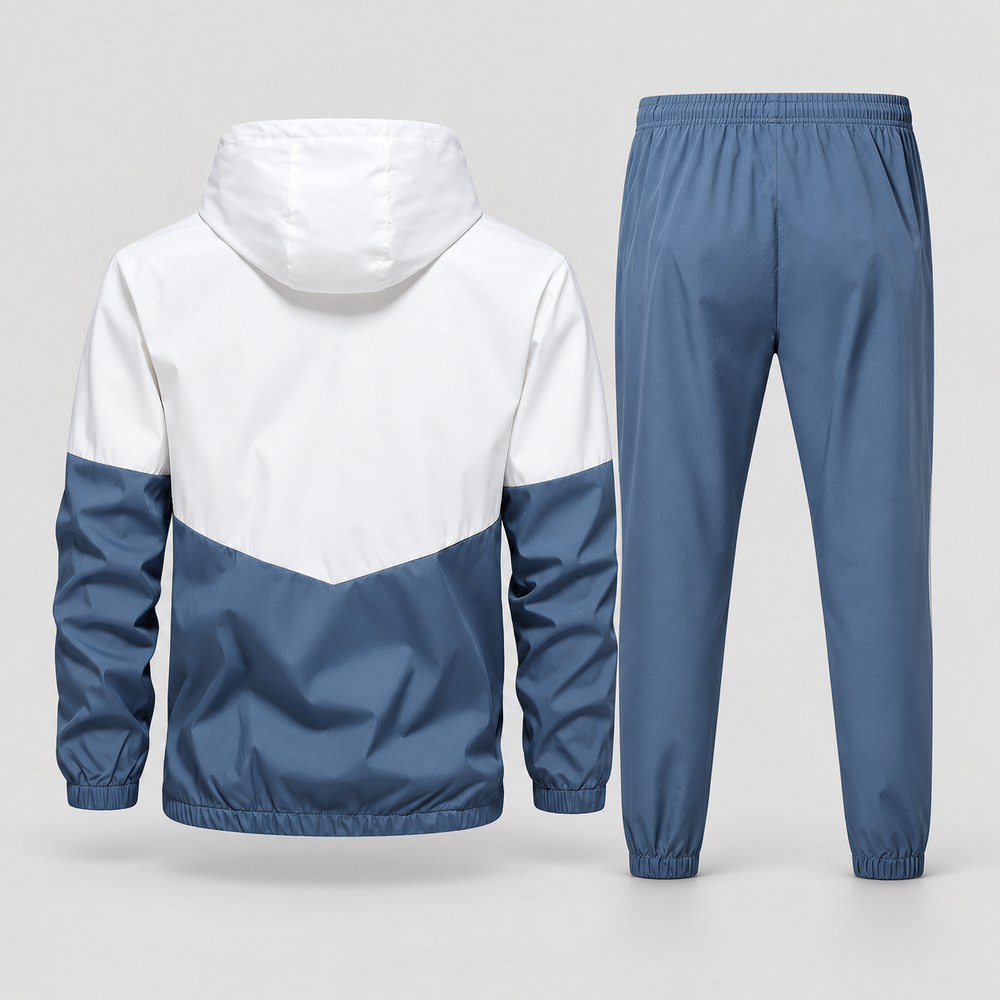 Westport Colorblock Track Set — slate blue back