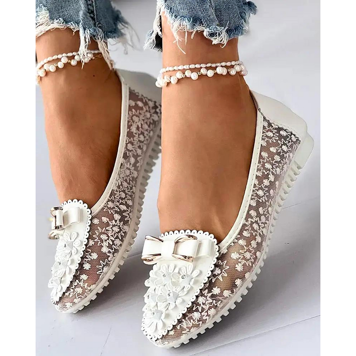 Lace Blossom™ Flats